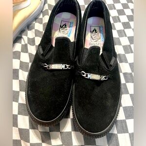 Black slip on vans
